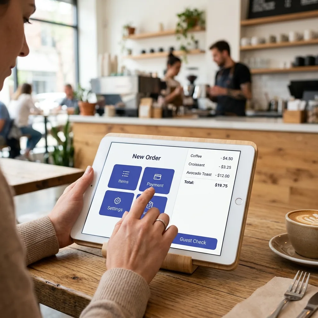Sistema Punto de Venta Axioma POS funcionando en tablet para retail y gastronomía